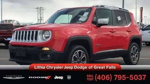 2017 Jeep Renegade Limited 4x4 - - by dealer - vehicle for sale in Great Falls, MT