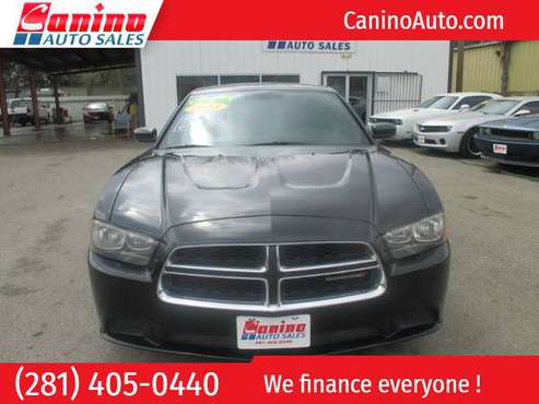 2013 DODGE CHARGER SE with for sale in Houston, TX