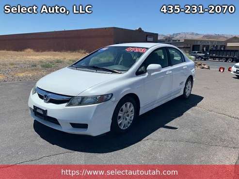 2009 HONDA CIVIC GX One owner low miles 38MPG CNG only 2 04/gallon for sale in Santa Clara, UT