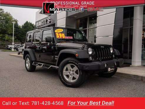 2014 Jeep Wrangler Unlimited Sport Monthly Payment of - cars &... for sale in Kingston, MA