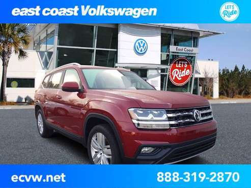 2019 Volkswagen Atlas FORTANA RED Call Today! - - by for sale in Myrtle Beach, SC