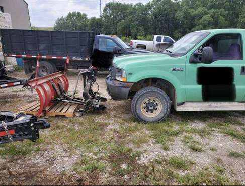 2002 Ford F-250 with Plow - cars & trucks - by owner - vehicle... for sale in Lincoln, NE