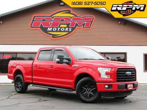 2016 Ford F-150 FX4 Crew Cab - Race Red - 5.0L V8 for sale in New Glarus, WI