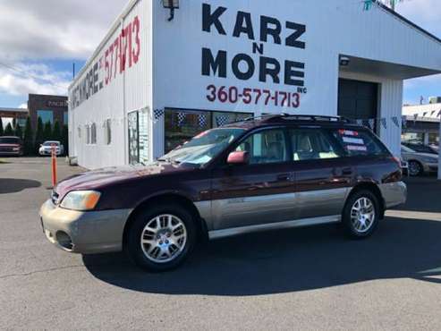 2001 Subaru Legacy Outback Wagon AWD H6 Auto 173,000 Miles Leather... for sale in Longview, OR