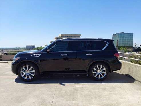 2014 INFINITI QX80 SUV (Black Obsidian) - - by dealer for sale in San Antonio, TX