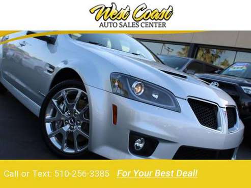2009 Pontiac G8 GXP - - by dealer - vehicle automotive for sale in Sacramento , CA