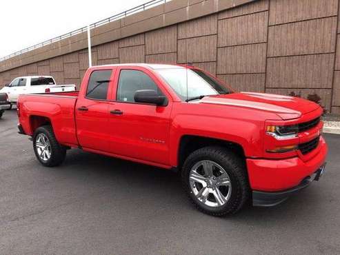 2018 Chevy Chevrolet Silverado 1500 Custom pickup Red Hot - cars &... for sale in Post Falls, MT
