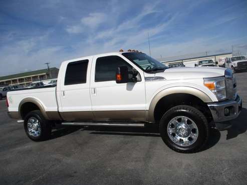2012 Ford F250 Lariat Crew Cab 4wd Super Duty Leather - cars &... for sale in Lawrenceburg, AL