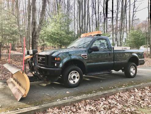 2008 Ford F-350 4x4 Power Stroke Diesel with PLOW !!! - cars &... for sale in White Mills, PA