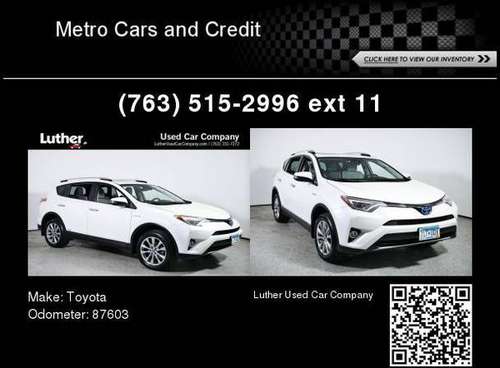 2016 Toyota RAV4 Hybrid Limited - - by dealer for sale in Brooklyn Park, MN