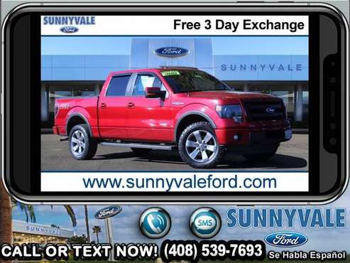 2013 Ford F-150 F150 F 150 Fx4 - cars & trucks - by dealer - vehicle... for sale in Sunnyvale, CA