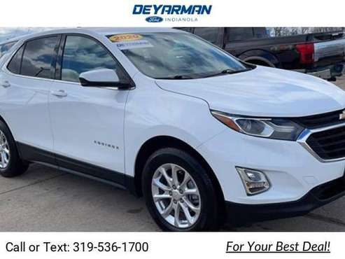 2020 Chevy Chevrolet Equinox LT suv White - - by for sale in Indianola, IA