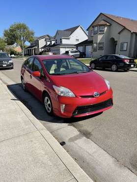 2013 Toyota Prius Fully Loaded Red Clean Title - - by for sale in Tracy, CA