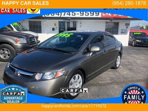 2008 Honda Civic LX - cars & trucks - by dealer - vehicle automotive... for sale in Fort Lauderdale, FL