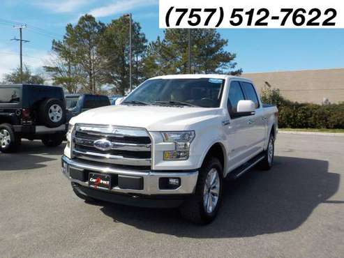 2016 Ford F-150 SUPERCREW LARIAT 4X4, HEATED COOLED LEATHER SEAT for sale in Virginia Beach, VA