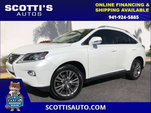 2014 Lexus RX 350 LUXURY SUV AWD PEARL WHITE/TAN LEATHER CLEAN for sale in Sarasota, FL