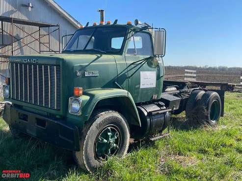 1981 GMC Brigadier single axle semi tractor (0511) for sale in Decatur, MI