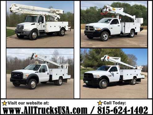 Bucket Boom Trucks FORD GMC DODGE CHEVY Altec Hi-Ranger Versalift for sale in Little Rock, AR