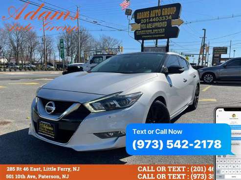 2016 Nissan Maxima 4dr Sdn 3 5 Platinum - Buy-Here-Pay-Here! - cars for sale in Paterson, PA