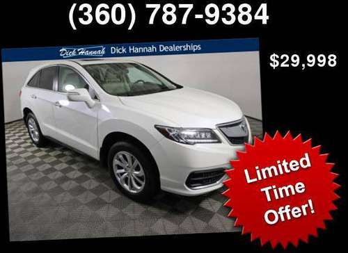2016 Acura RDX Base - - by dealer - vehicle automotive for sale in Vancouver, OR