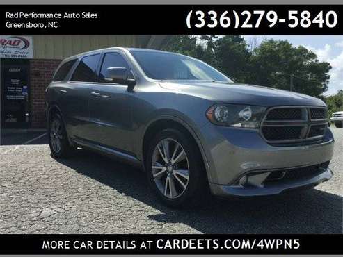 2013 DODGE DURANGO R/T - cars & trucks - by dealer - vehicle... for sale in Greensboro, NC