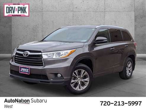2014 Toyota Highlander XLE AWD All Wheel Drive SKU:ES006393 - cars &... for sale in Golden, CO