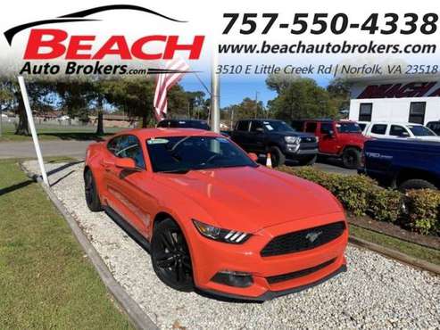 2015 Ford Mustang ECOBOOST PREMIUM, WARRANTY, LEATHER, HEATED SEATS,... for sale in Norfolk, VA