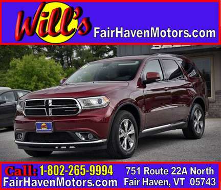2016 DODGE DURANGO LIMITED AWD ! Awesome SUV! GC323182 for sale in FAIR HAVEN, VT