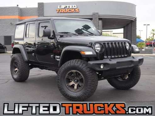 2018 Jeep Wrangler Unlimited SPORT S 4X4 SUV 4x4 Passe - Lifted... for sale in Glendale, AZ
