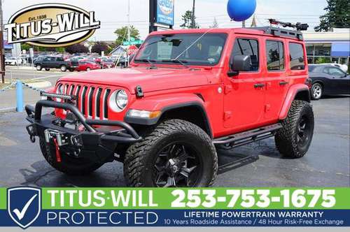✅✅ 2018 Jeep Wrangler Unlimited Sahara SUV for sale in Tacoma, OR