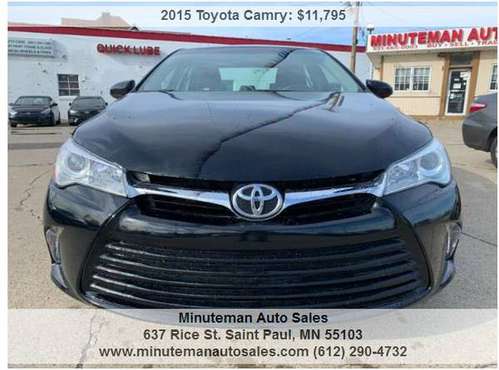 2015 Toyota Camry LE 4dr Sedan 53627 Miles - cars & trucks - by... for sale in Saint Paul, MN