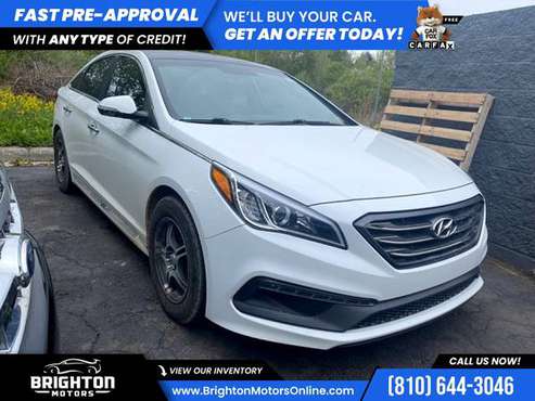 2016 Hyundai Sonata Sport FOR ONLY 191/mo! - - by for sale in Brighton, MI