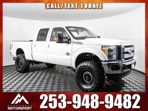 Lifted 2015 *Ford F-250* Lariat 4x4 - cars & trucks - by dealer -... for sale in PUYALLUP, WA
