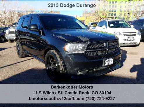 2013 Dodge Durango R/T Buy Here, Pay Here Program Available - cars &... for sale in Castle Rock, CO