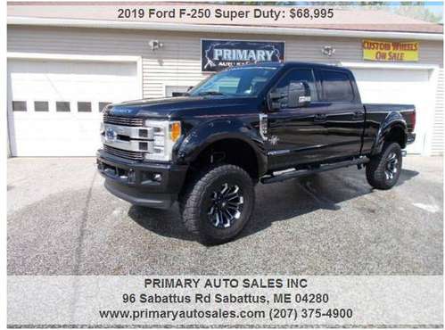 2019 FORD F250 BLACK WIDOW for sale in Sabattus, ME