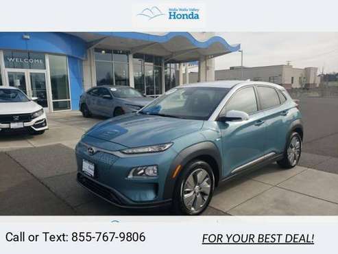 2020 Hyundai Kona EV SEL suv Ceramic Blue w/White Roof - cars & for sale in College Place, WA