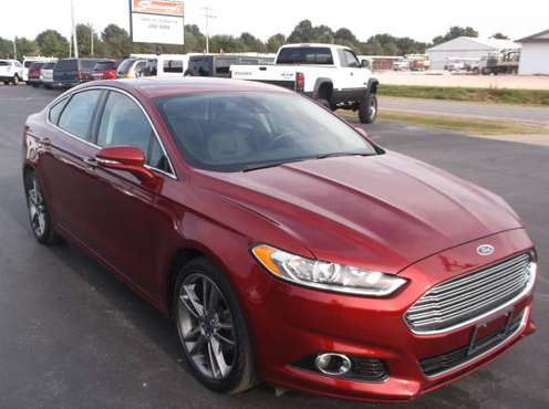 2014 FORD FUSION TITANIUM AWD I4 TURBO for sale in RED BUD, IL, MO