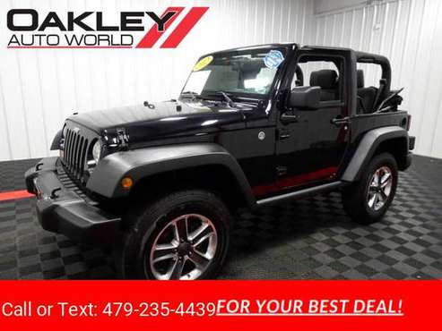 2012 Jeep Wrangler suv Black - cars & trucks - by dealer - vehicle... for sale in Branson West, AR