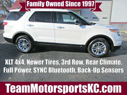 2014 Ford Explorer XLT 4x4 **3rd ROW - BLUETOOTH - SPOTLESS** - cars... for sale in Kansas City, MO