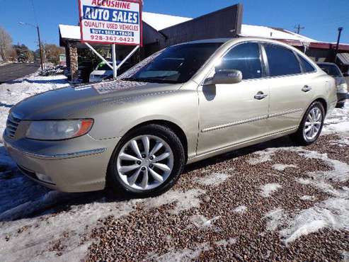 2008 HYUNDAI AZERA LIMITED FWD FULLY LOADED 5 PSNGR GREAT POWER... for sale in Pinetop, AZ