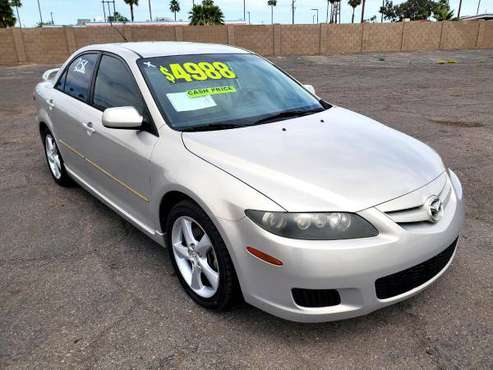 2007 Mazda MAZDA6 4dr Sdn Auto i Sport VE FREE CARFAX ON EVERY for sale in Glendale, AZ