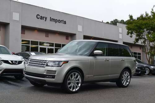 2015 RANGE ROVER HSE - ARUBA METALLIC - CLEAN TITLE - LOADED! - cars for sale in Cary, NC