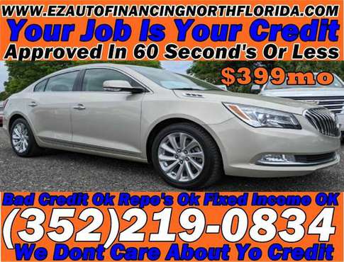 2015 Buick LaCrosse 4dr Premium Bad credit ok You Work You ride! -... for sale in Gainesville, FL