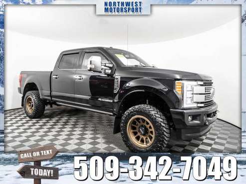 Lifted 2018 *Ford F-350* Platinum FX4 4x4 - cars & trucks - by... for sale in Spokane Valley, WA