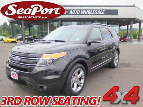 2015 Ford Explorer Limited 4WD Four Door SUV Third Row Seat Leather H for sale in Portland, OR
