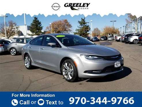 2015 Chrysler 200 S sedan - cars & trucks - by dealer - vehicle... for sale in Greeley, CO