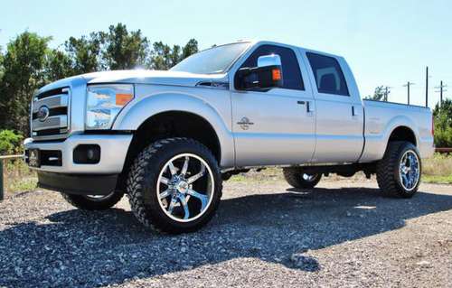 LOADED!LIFT! 2015 FORD F250 PLATINUM 4X4 6.7L POWERSTROKE TURBO DIESEL for sale in Liberty Hill, NC