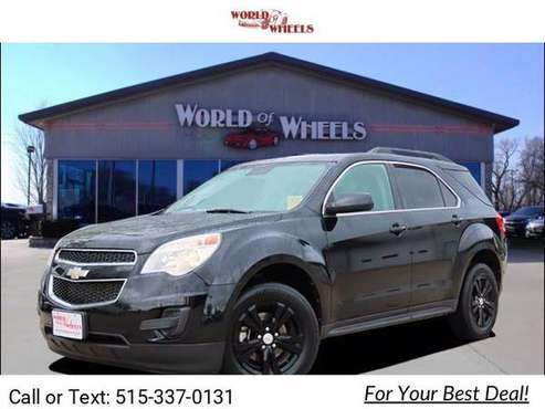 2012 Chevy Chevrolet Equinox LT w/1LT suv Black - - by for sale in Ankeny, IA