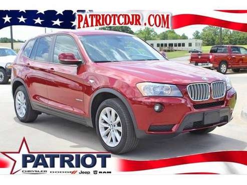 2014 BMW X3 xDrive28i (Vermilion Red Metallic) for sale in Chandler, OK