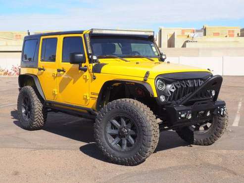 2015 Jeep Wrangler Unlimited 4WD 4DR SPORT SUV 4x4 Pas - Lifted for sale in Phoenix, AZ
